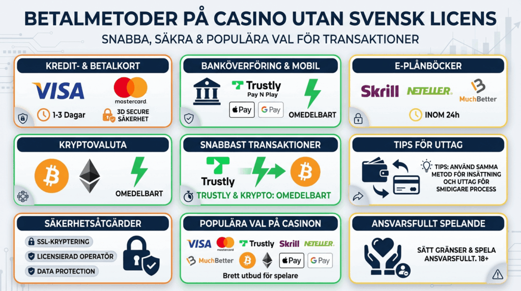 hur du jämför och ser vilka betalningsmetoder är legitima